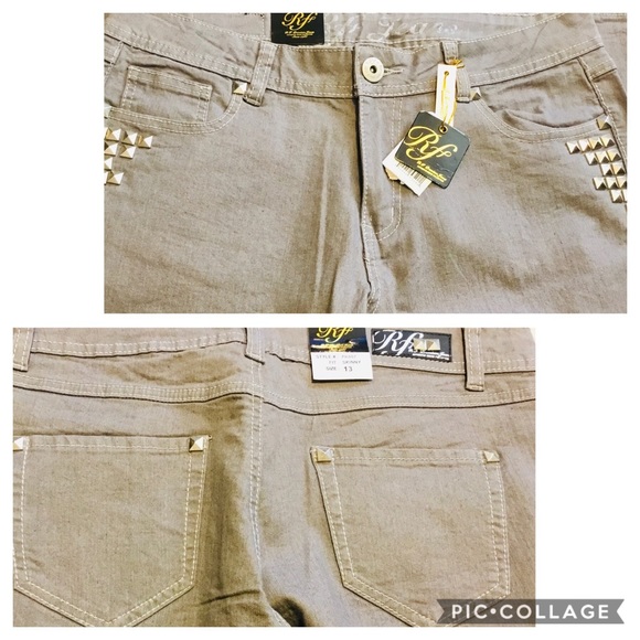 🆕 RK Premium Ladies Gray Jeans Size 13 Skinny. - Picture 5 of 8